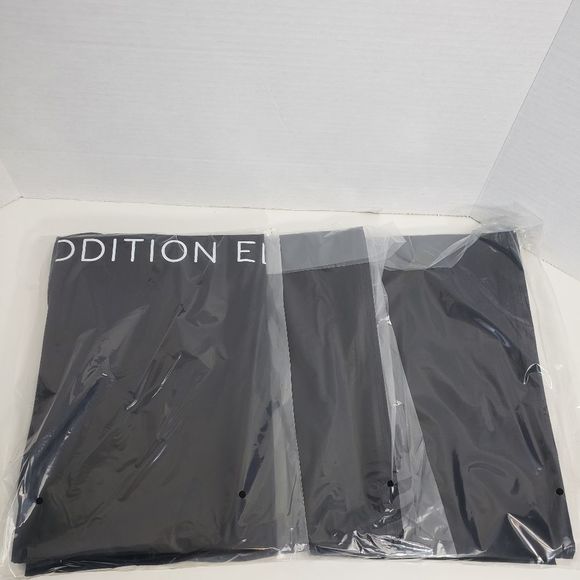 Addition Elle NEW 3 Vinyl Zippered Black Garment Bags Pack of 3 - Picture 3 of 5